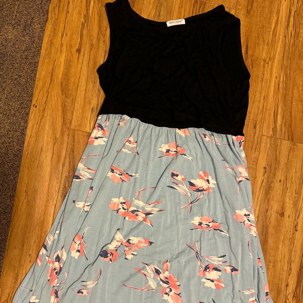 SMALLSHOW Nursing Dress - Floral Skirt, Size L